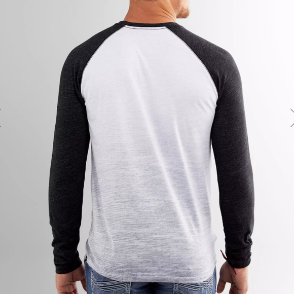 Hurley Men's Skyline Raglan Long sleeve T-Shirt - Picture 2 of 11